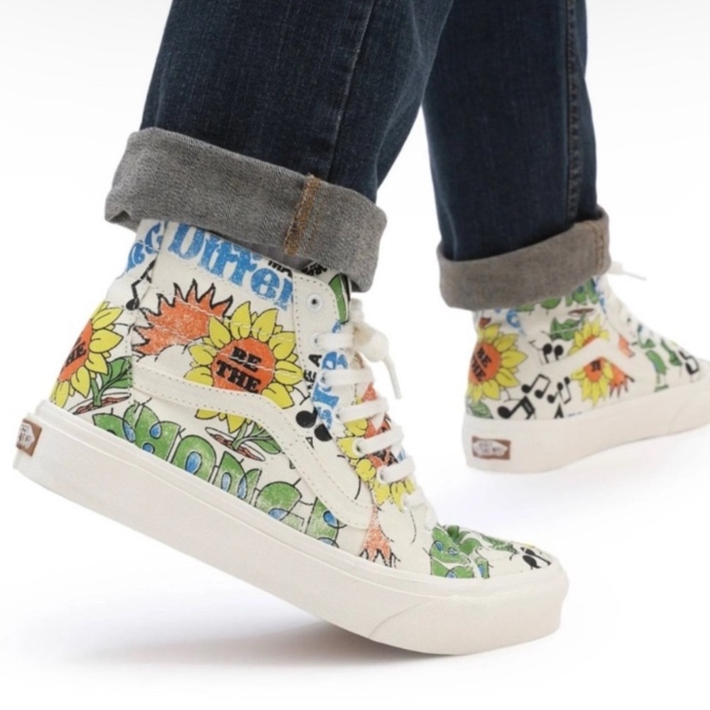 Vans SK8Hi Tapered Mid Exo Theory Positivity Sunflower Sneakers